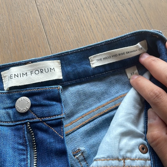 Denim forum nico mid ruse skinny crop - Picture 4 of 5